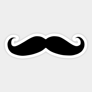 A mustache. Sticker